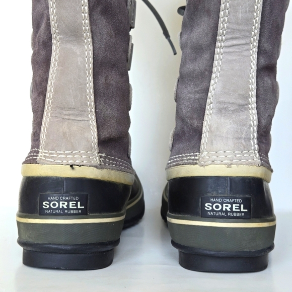 Sorels Women's Fur-Lined Winter Boots - Brown and Black size 10 - Picture 3 of 6